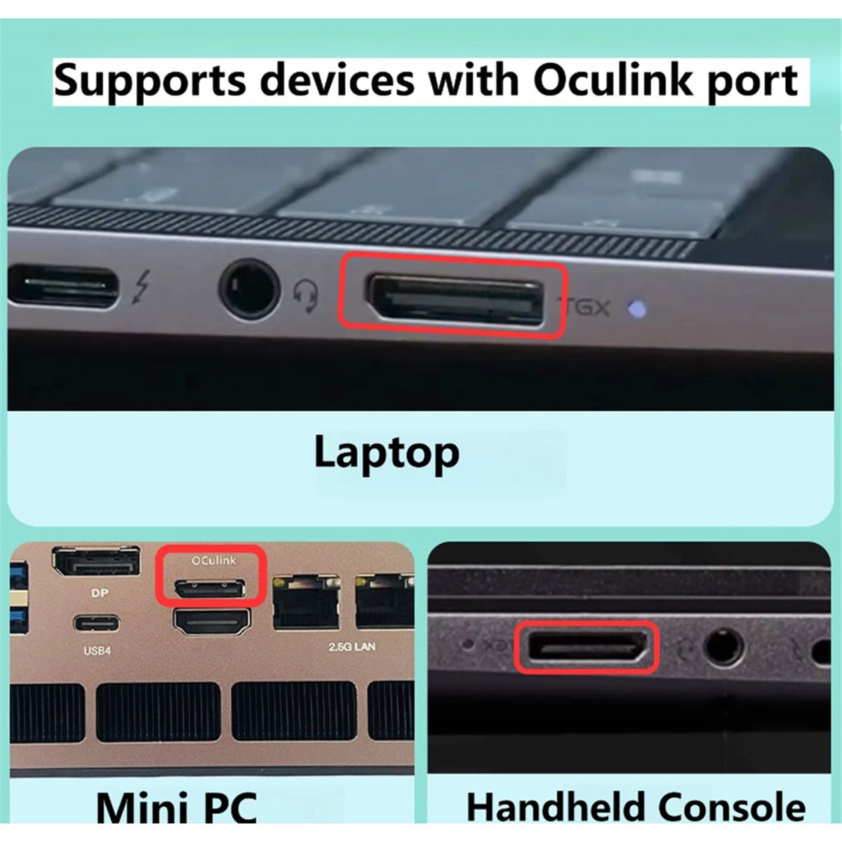 Oculink Egpu Mini Pc - โรงงานใหม่~Oculink EGPU แท่นวางการ์ดจอสำหรับแล็ปท็อป/มินิพีซี 64GB/S PCIe 4.0