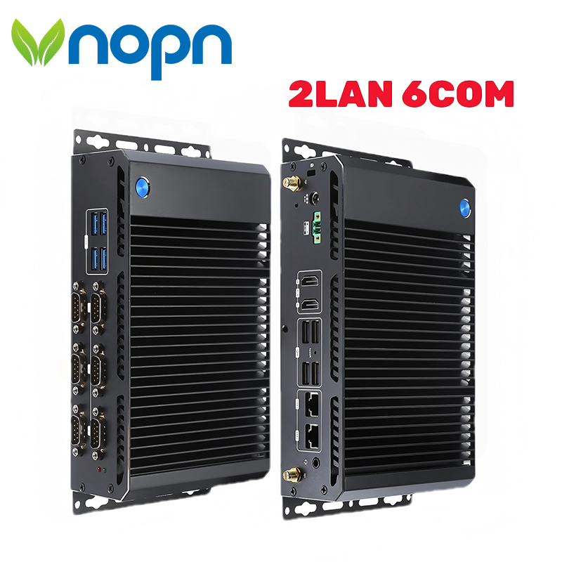 Fanless Industrial Pc Rs485 Core I7 - VNOPN มินิพีซีอุตสาหกรรมไร้พัดลม รองรับการเชื่อมต่อเครือข่ายแบบ Dual NIC LAN