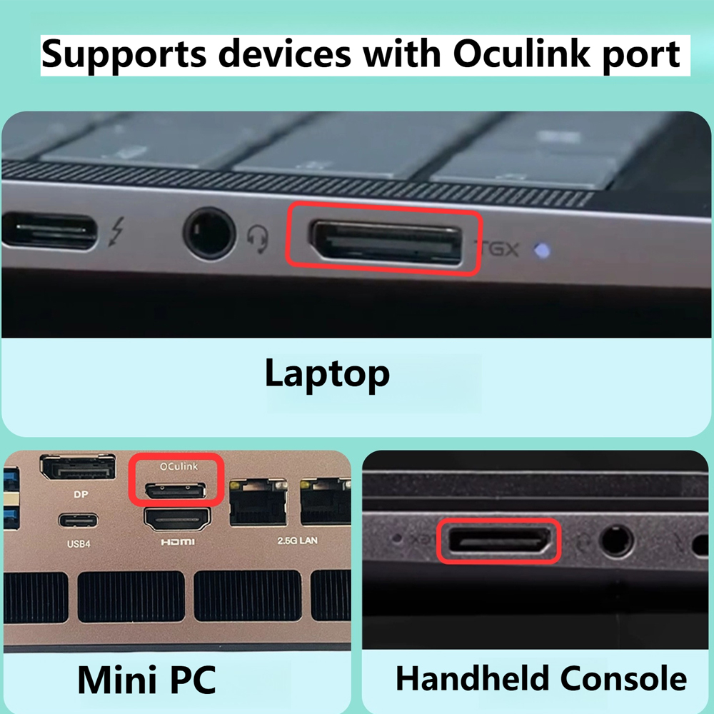 Oculink eGPU Graphics Card Doc - Oculink Egpu Mini Pc บทวิจารณ์และราคา