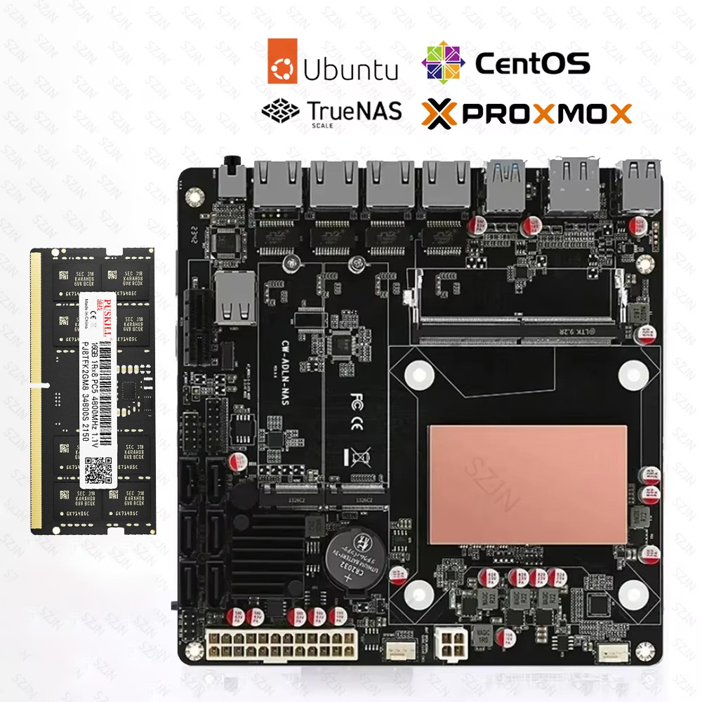 เมนบอร์ด ITX N150 ชุด NAS Alde - Nas Motherboard 8 Sata Mini Itx บทวิจารณ์และราคา