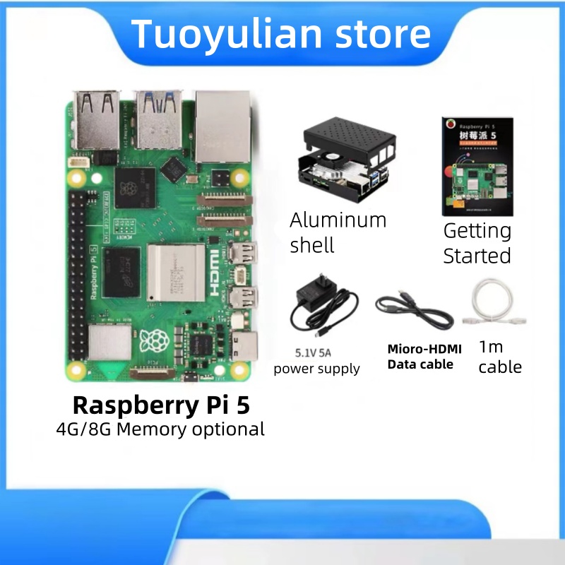 สำหรับบอร์ดพัฒนา Raspberry Pi  - Raspberry Pi 5 8Gb Board บทวิจารณ์และราคา