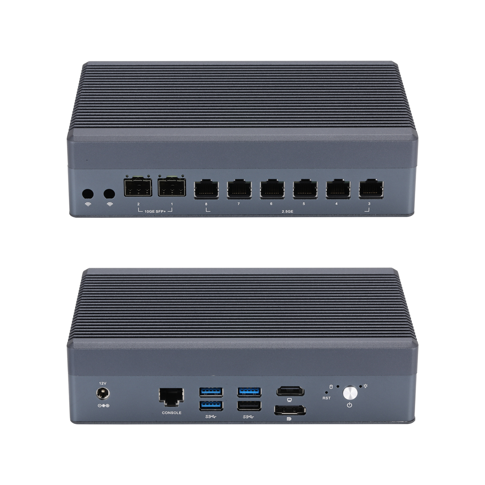มินิพีซีแบบเบียร์โบน 2x Intel  - Dual Lan 10G Sfp+ Mini Pc บทวิจารณ์และราคา