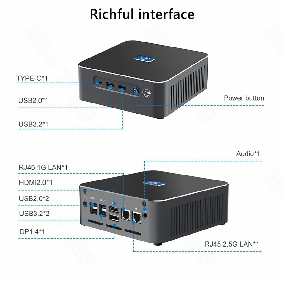 Intel I9เกมเมอร์คอมพิวเตอร์ขนา - Intel Core I9 13900H Mini Pc บทวิจารณ์และราคา
