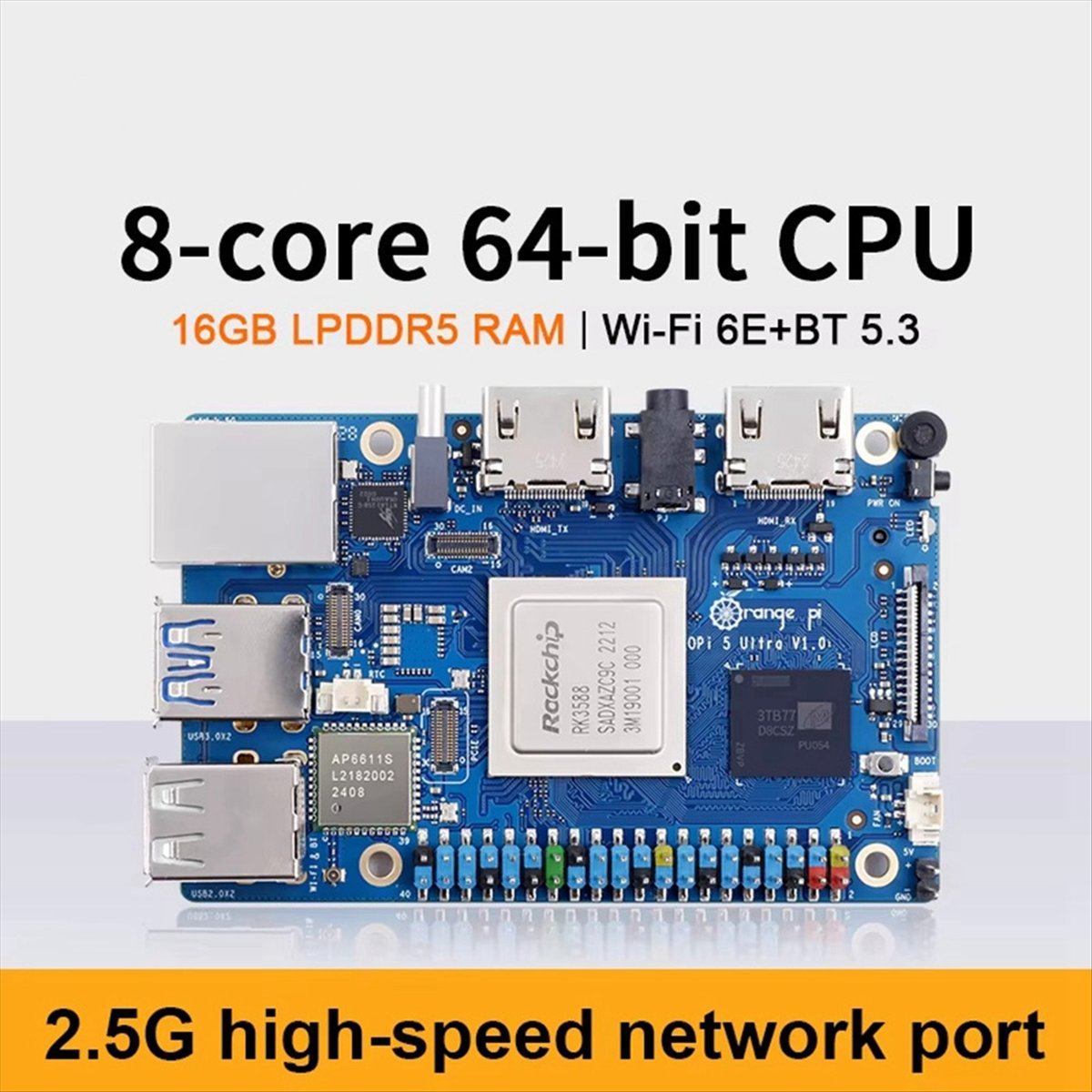 DT75BG สำหรับบอร์ดพัฒนา 5 Ultr - Rockchip Rk3588 Development Board บทวิจารณ์และราคา