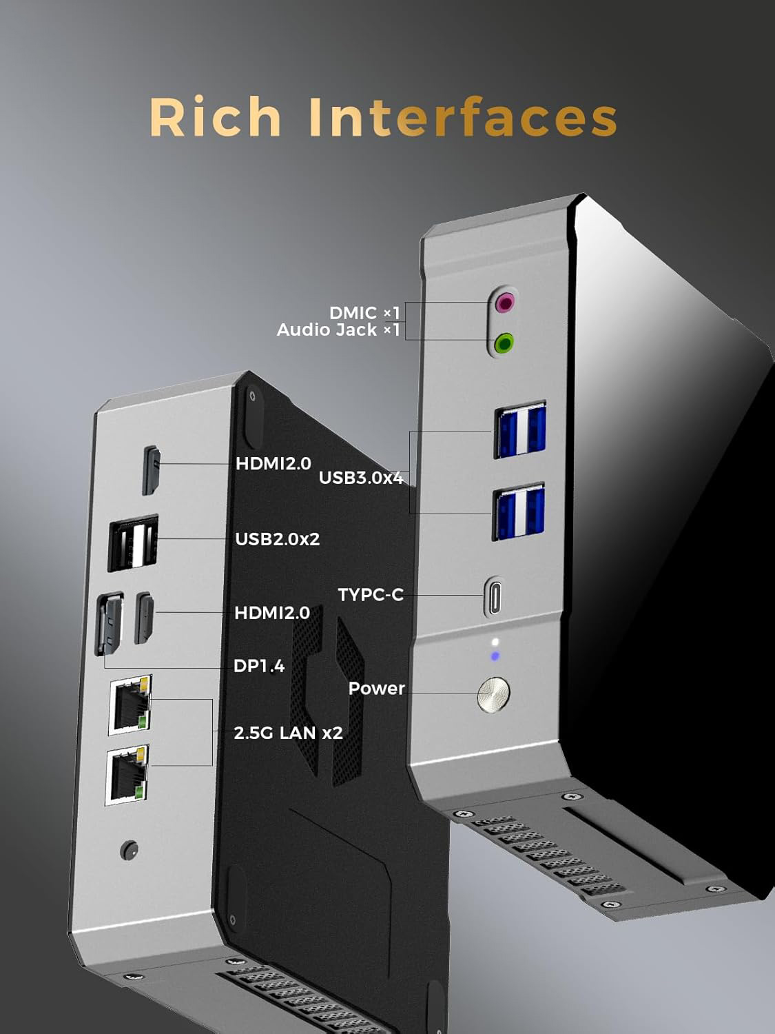 13Th Gen Mini Gaming PC Window - Intel Core I9 13900H Mini Pc บทวิจารณ์และราคา
